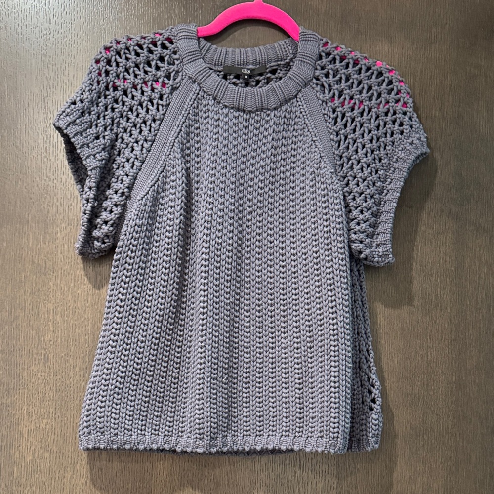 Tibi Charcoal Knit Sweater